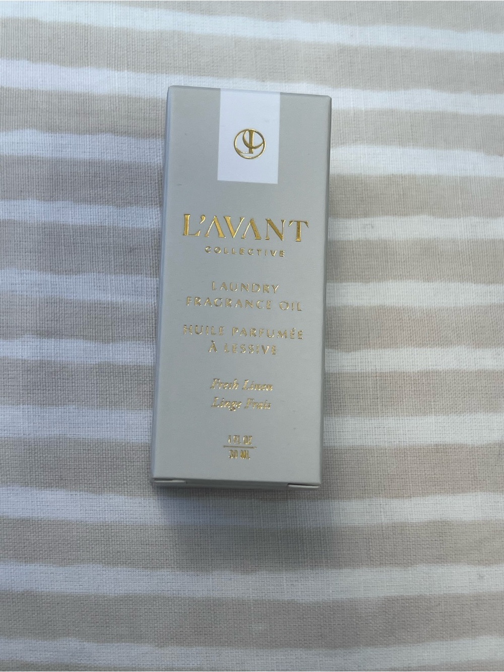 NIB L’Avant collective laundry fragrance oil fresh linen